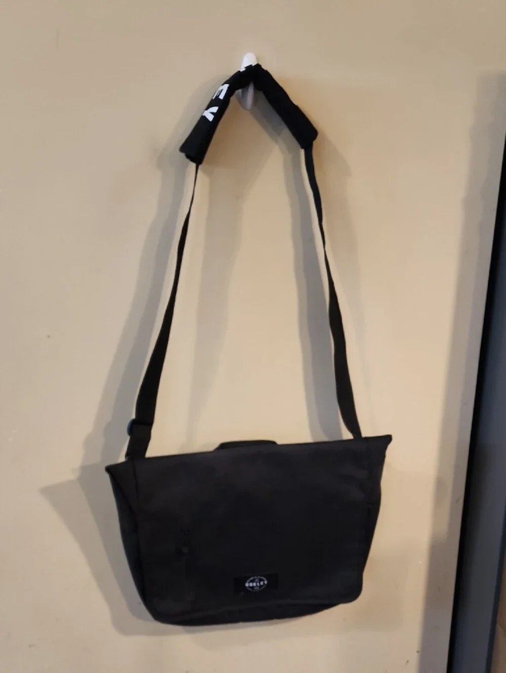 Oakley Black Laptop Messenger Bag
